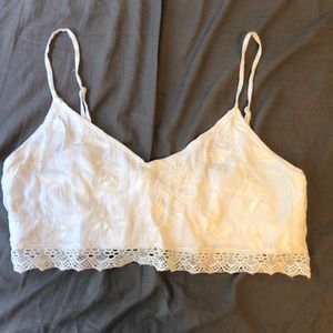 White lace bra top